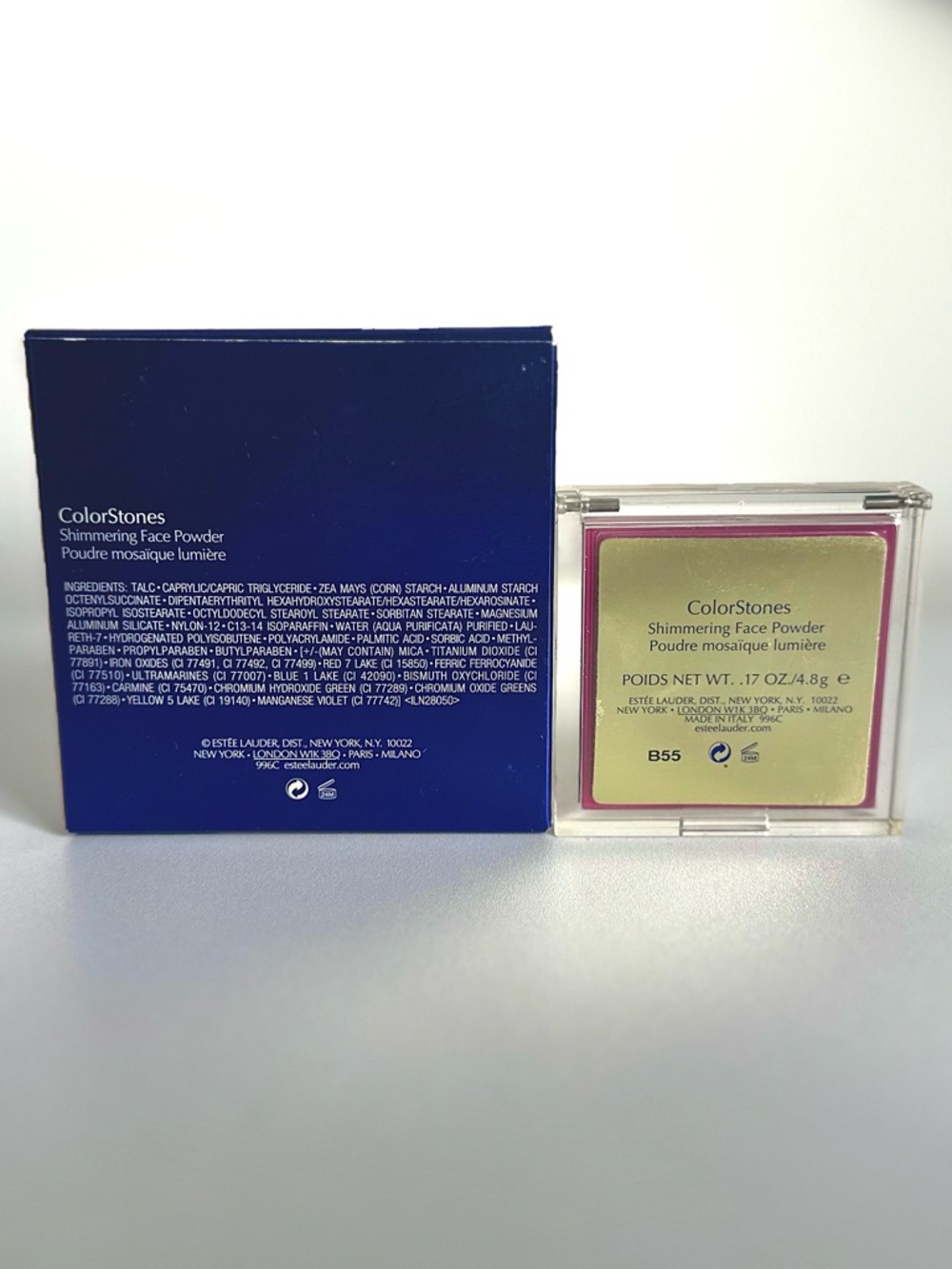 BNIB - EstΓ©e Lauder ColorStones Peach Pink Gold Shimmering Highlighter - Picture 3 of 13
